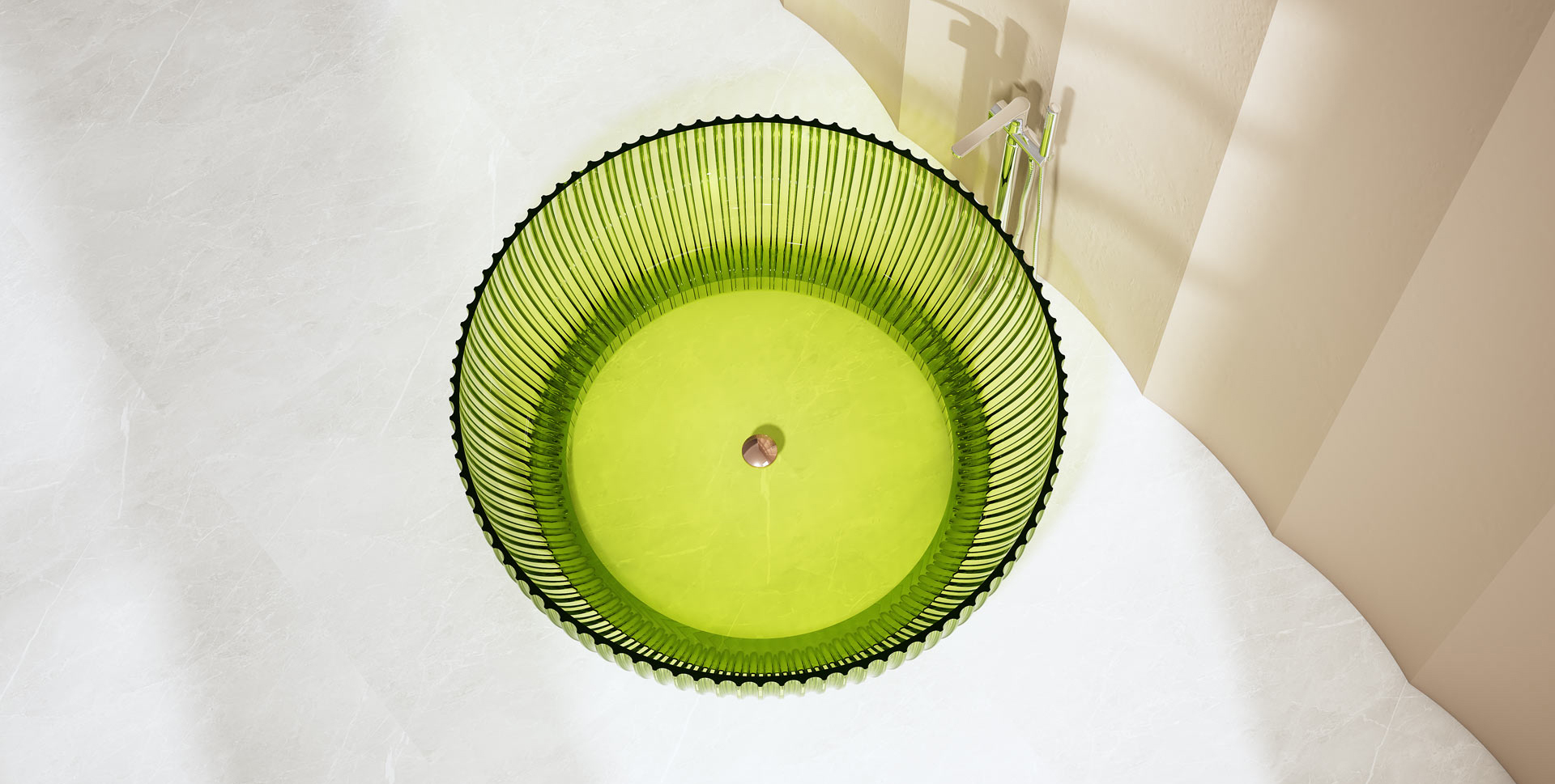 Impress With This Gorgeous Transparent Bathtub