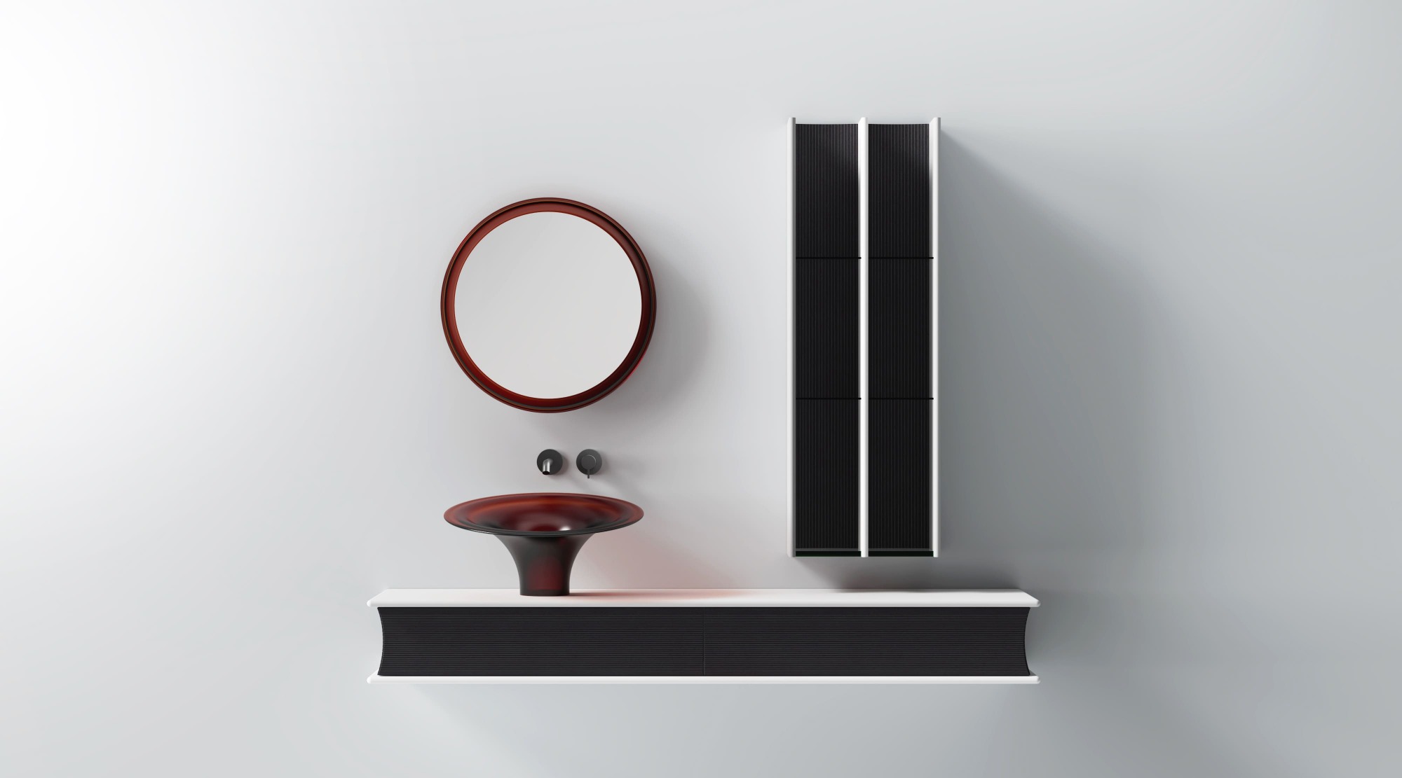MonBlari SPRING Series Bathroom Cabinet Set