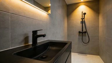 Commercial bathroom faucets