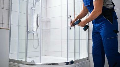 Wholesale walk-in shower glass